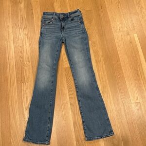 AE Low Rise Flare Jeans